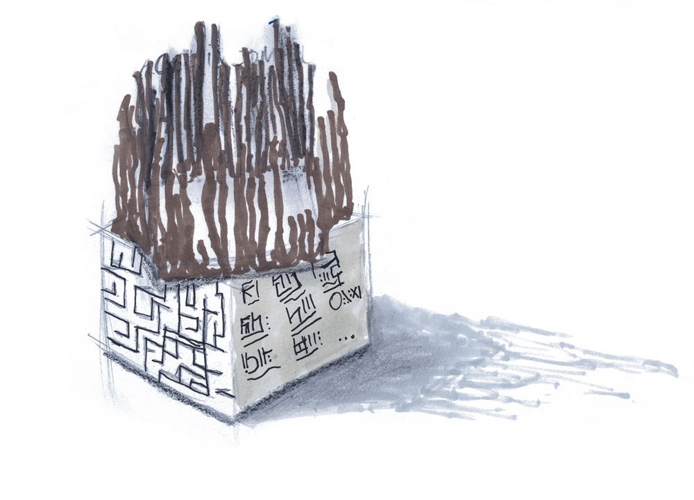 Croquis originel Evils Box